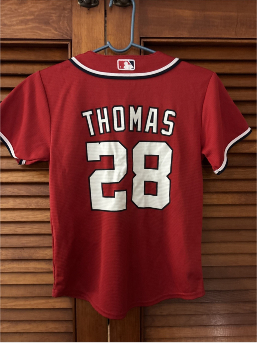 Lane Thomas #28 Washington Nationals Nike MLB Jersey Youth Small 8
